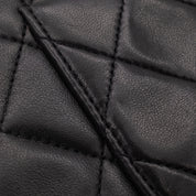 Chanel Classic Double Flap Bag Medium Lammleder Schwarz 24k GHW