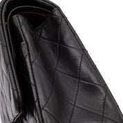 Chanel Classic Double Flap Medium Lammleder Schwarz 24k GHW