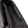 Chanel Classic Double Flap Medium Lammleder Schwarz 24k GHW