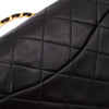 Chanel Classic Double Flap Medium Lammleder Schwarz 24k GHW