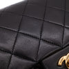 Chanel Classic Double Flap Bag Medium Lammleder Schwarz 24k GHW