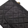Chanel Classic Double Flap Medium Lammleder Schwarz 24k GHW