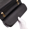 Chanel Classic Double Flap Bag Medium Lammleder Schwarz 24k GHW