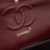 Chanel Classic Double Flap Bag Medium Lammleder Schwarz 24k GHW