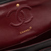 Chanel Classic Double Flap Medium Lammleder Schwarz 24k GHW