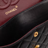 Chanel Classic Double Flap Bag Medium Lammleder Schwarz 24k GHW