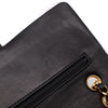 Chanel Classic Double Flap Medium Lammleder Schwarz 24k GHW