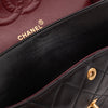 Chanel Classic Double Flap Medium Lammleder Schwarz 24k GHW