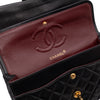 Chanel Classic Double Flap Medium Lammleder Schwarz 24k GHW