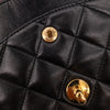 Chanel Classic Double Flap Medium Lammleder Schwarz 24k GHW
