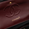 Chanel Classic Double Flap Medium Lammleder Schwarz 24k GHW