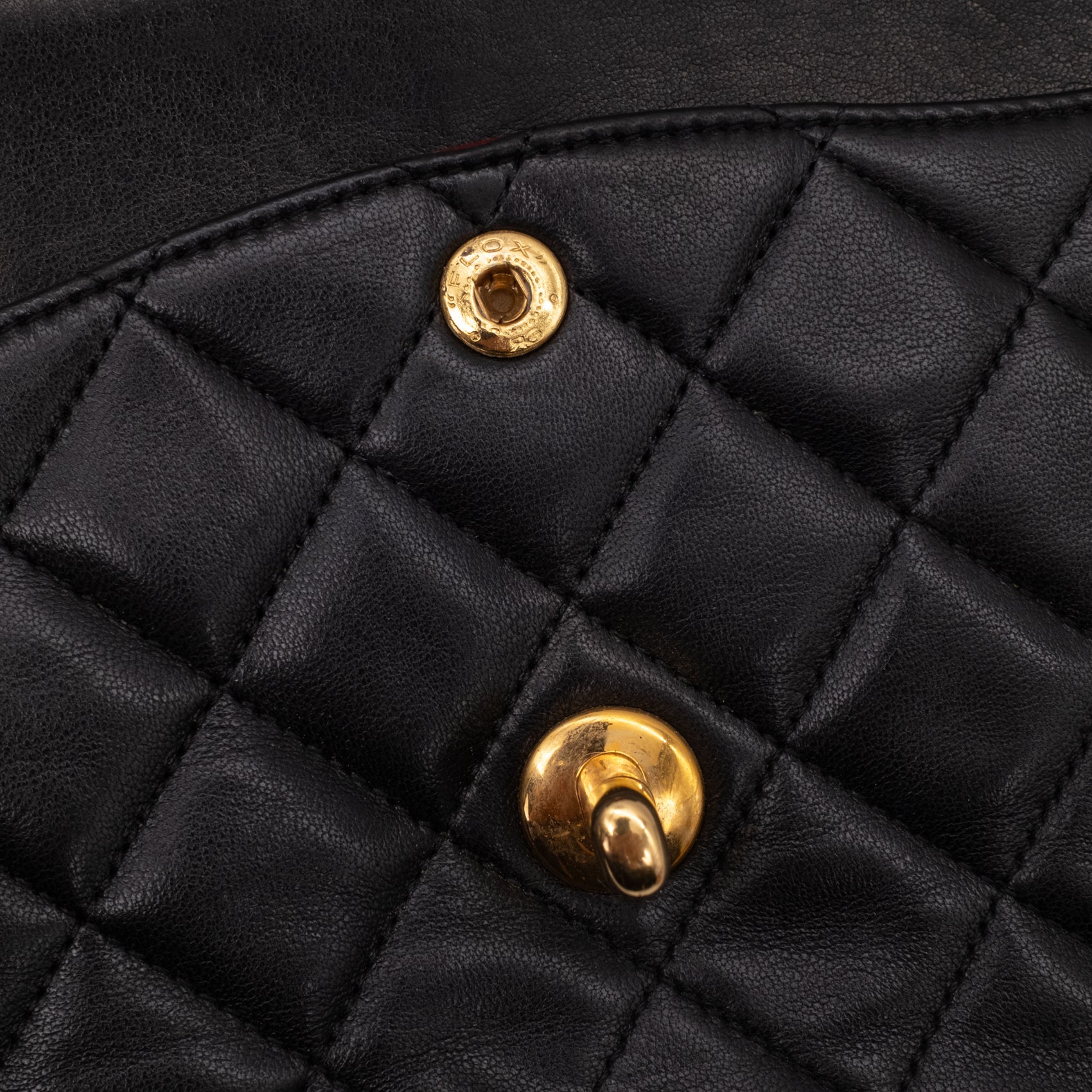 Chanel Classic Double Flap Medium Lammleder Schwarz 24k GHW