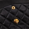 Chanel Classic Double Flap Medium Lammleder Schwarz 24k GHW