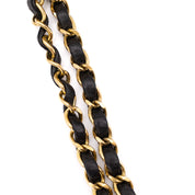 Chanel Classic Double Flap Medium Lammleder Schwarz 24k GHW