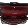 Chanel Classic Double Flap Medium Lammleder Schwarz 24k GHW