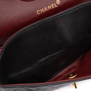 Chanel Classic Double Flap Medium Lammleder Schwarz 24k GHW
