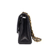 Chanel Classic Double Flap Bag Medium Lammleder Schwarz 24k GHW
