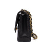 Chanel Classic Double Flap Medium Lammleder Schwarz 24k GHW