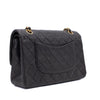 Chanel Classic Double Flap Bag Medium Lammleder Schwarz 24k GHW