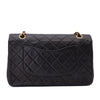 Chanel Classic Double Flap Medium Lammleder Schwarz 24k GHW