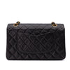 Chanel Classic Double Flap Medium Lammleder Schwarz 24k GHW