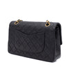 Chanel Classic Double Flap Medium Lammleder Schwarz 24k GHW