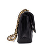 Chanel Classic Double Flap Medium Lammleder Schwarz 24k GHW