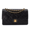 Chanel Classic Double Flap Bag Medium Lammleder Schwarz 24 GHW