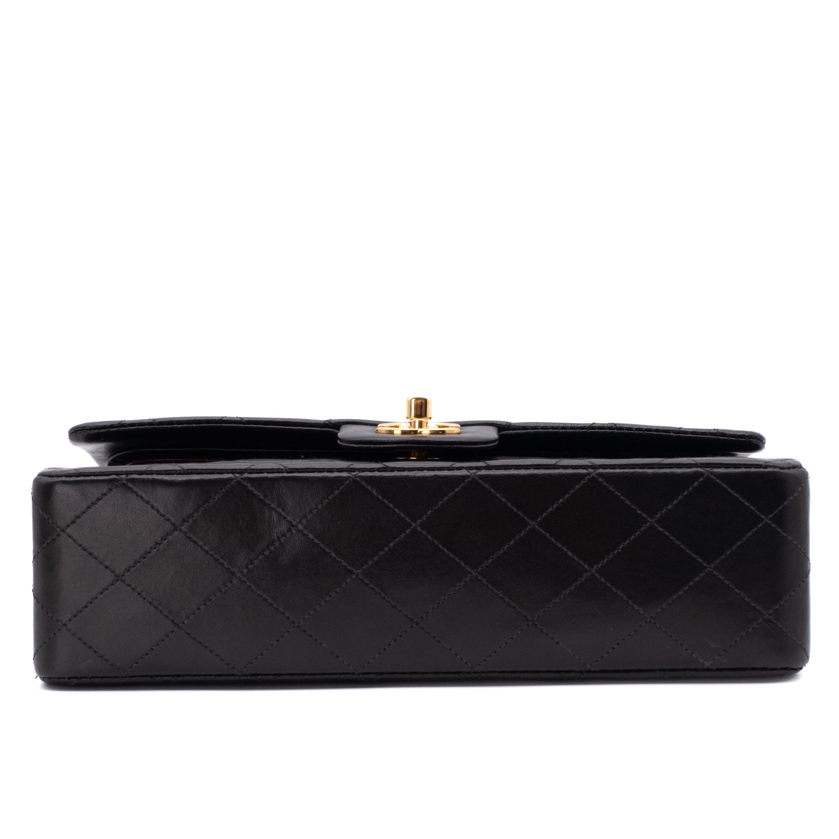 Chanel Classic Double Flap Bag Medium Lammleder Schwarz 24 GHW