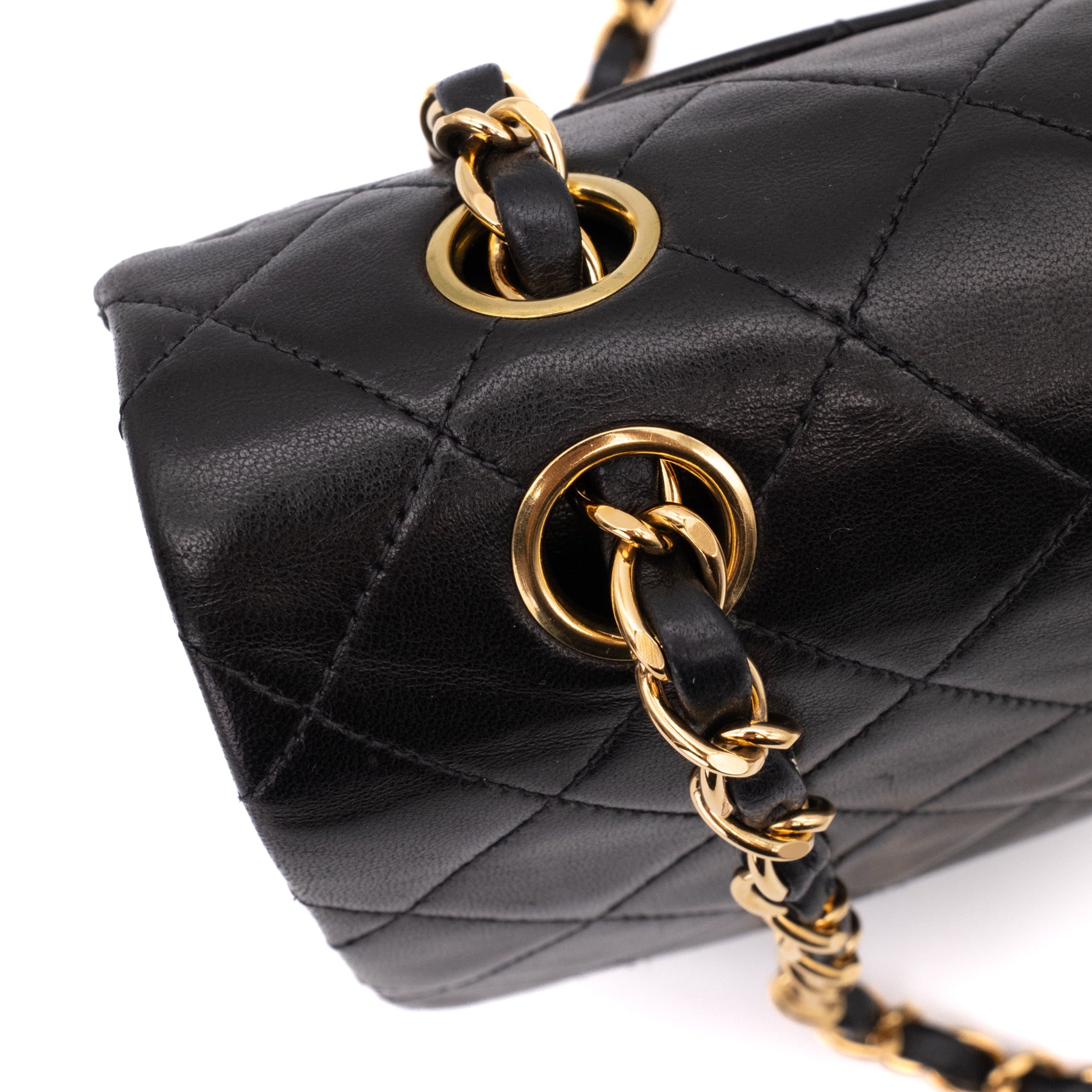 Chanel Classic Double Flap Bag Medium Lammleder Schwarz 24 GHW
