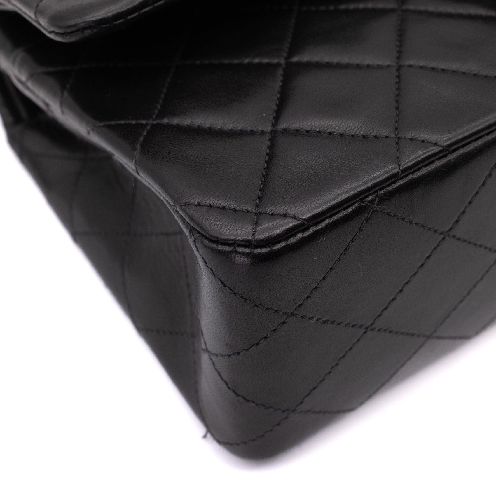 Chanel Classic Double Flap Bag Medium Lammleder Schwarz 24 GHW