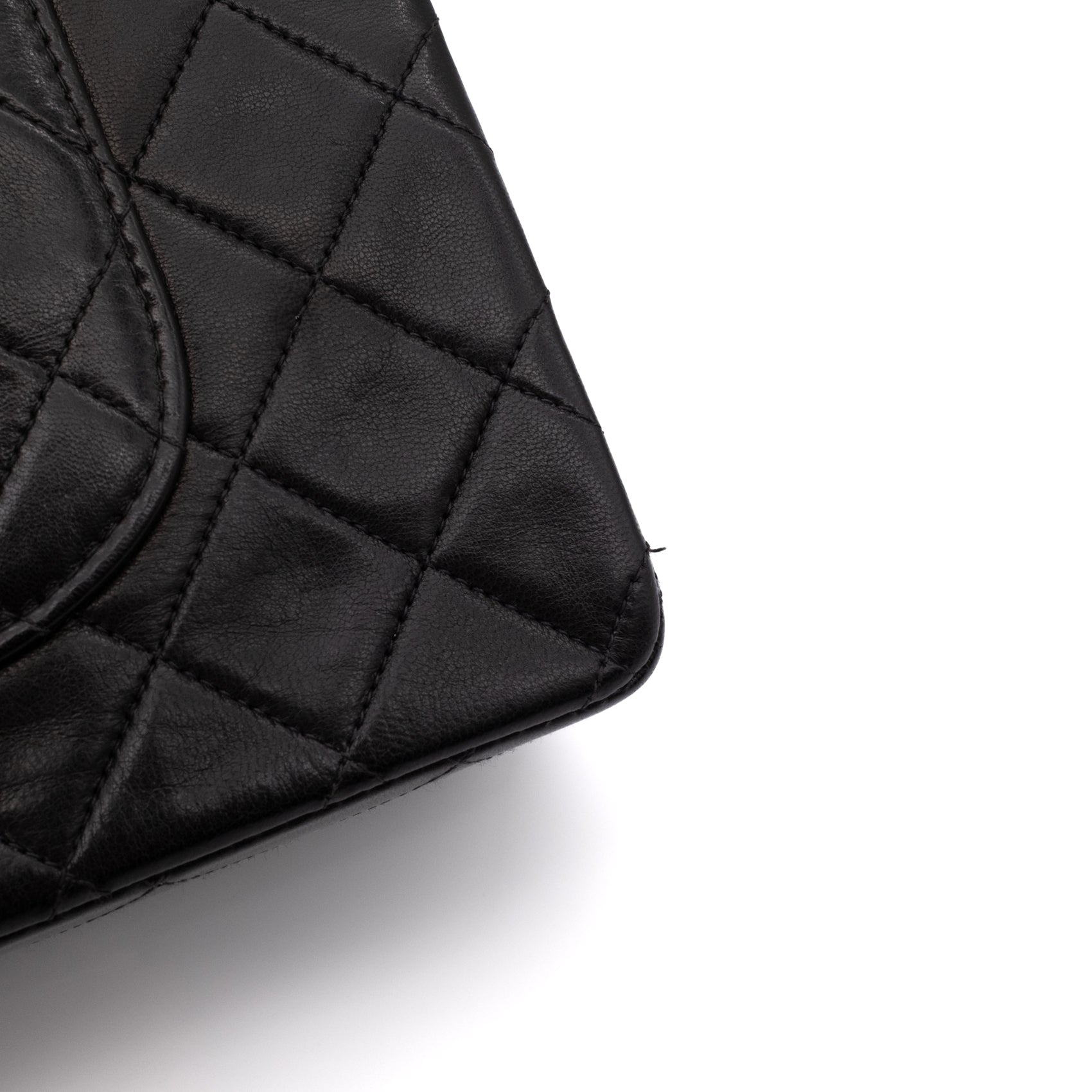 Chanel Classic Double Flap Bag Medium Lammleder Schwarz 24 GHW