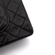 Chanel Classic Double Flap Bag Medium Lammleder Schwarz 24 GHW