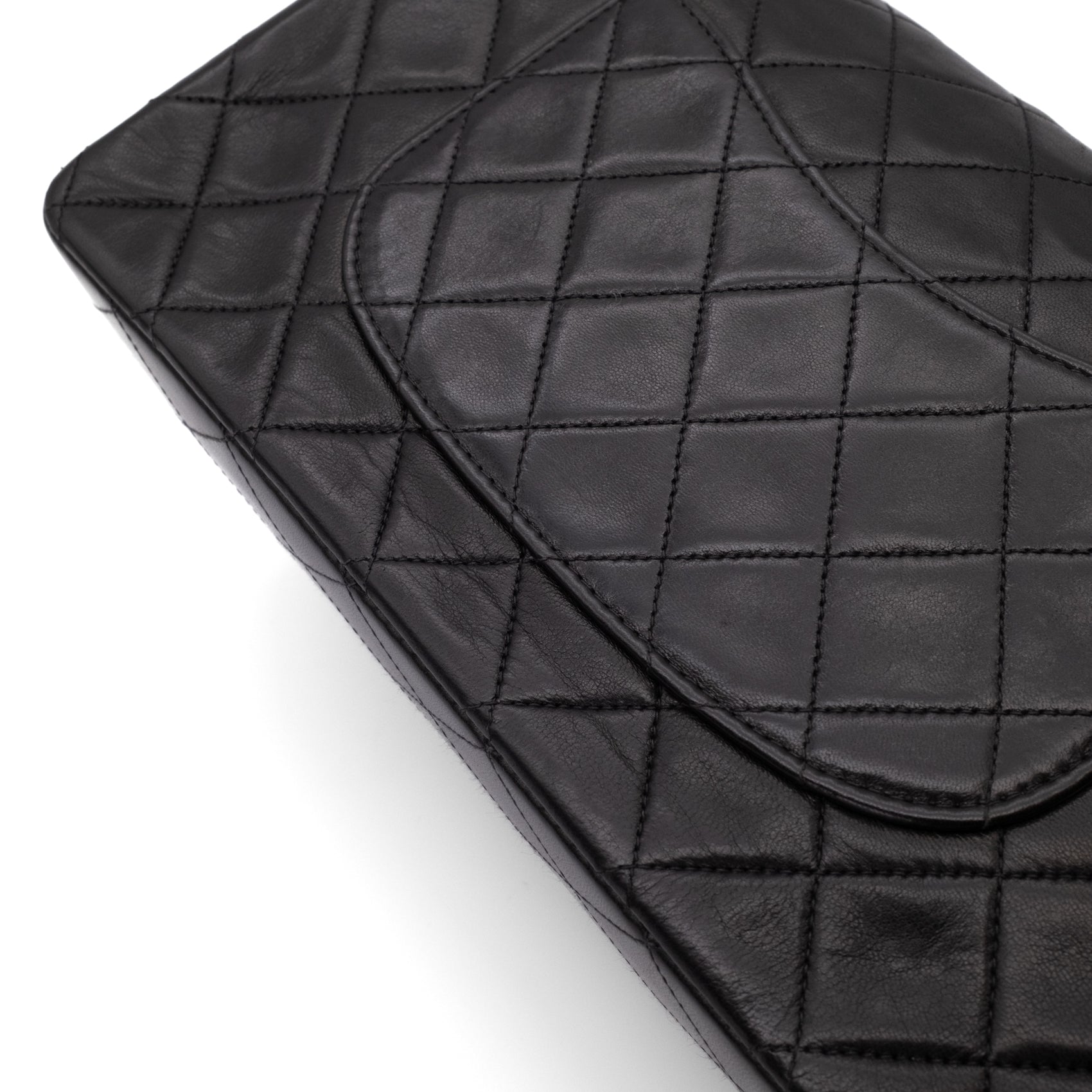 Chanel Classic Double Flap Bag Medium Lammleder Schwarz 24 GHW