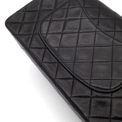 Chanel Classic Double Flap Bag Medium Lammleder Schwarz 24 GHW
