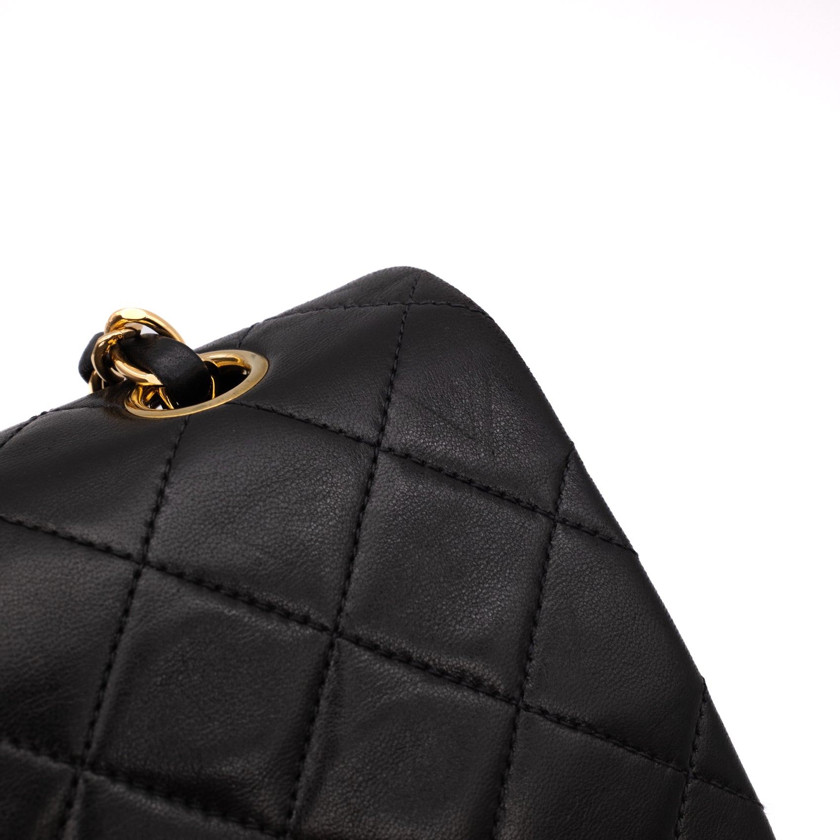 Chanel Classic Double Flap Bag Medium Lammleder Schwarz 24 GHW