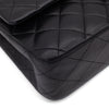 Chanel Classic Double Flap Medium Lammleder Schwarz 24k GHW