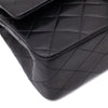 Chanel Classic Double Flap Medium Lammleder Schwarz 24k GHW