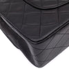 Chanel Classic Double Flap Medium Lammleder Schwarz 24k GHW