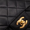 Chanel Classic Double Flap Medium Lammleder Schwarz 24k GHW