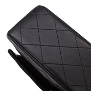 Chanel Classic Double Flap Medium Lammleder Schwarz 24k GHW