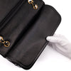 Chanel Classic Double Flap Medium Lammleder Schwarz 24k GHW
