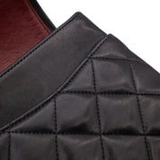 Chanel Classic Double Flap Medium Lammleder Schwarz 24k GHW