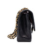 Chanel Classic Double Flap Medium Lammleder Schwarz 24k GHW