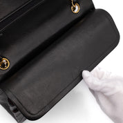Chanel Classic Double Flap Bag Medium Lammleder Schwarz 24 GHW