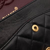 Chanel Classic Double Flap Bag Medium Lammleder Schwarz 24 GHW