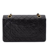 Chanel Classic Double Flap Bag Medium Lammleder Schwarz 24 GHW