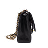 Chanel Classic Double Flap Bag Medium Lammleder Schwarz 24 GHW