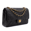 Chanel Classic Double Flap Bag Medium Lammleder Schwarz 24 GHW