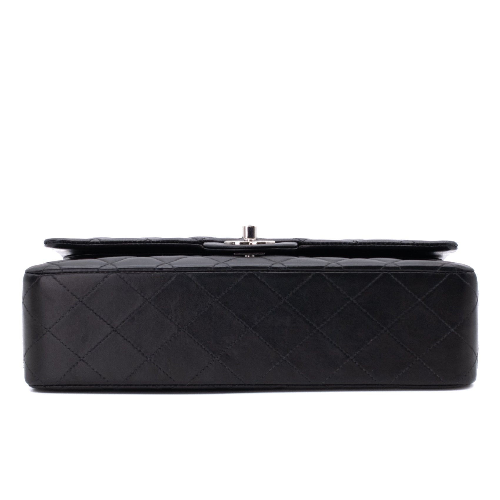Chanel Classic Double Flap Medium Lammleder Schwarz SHW